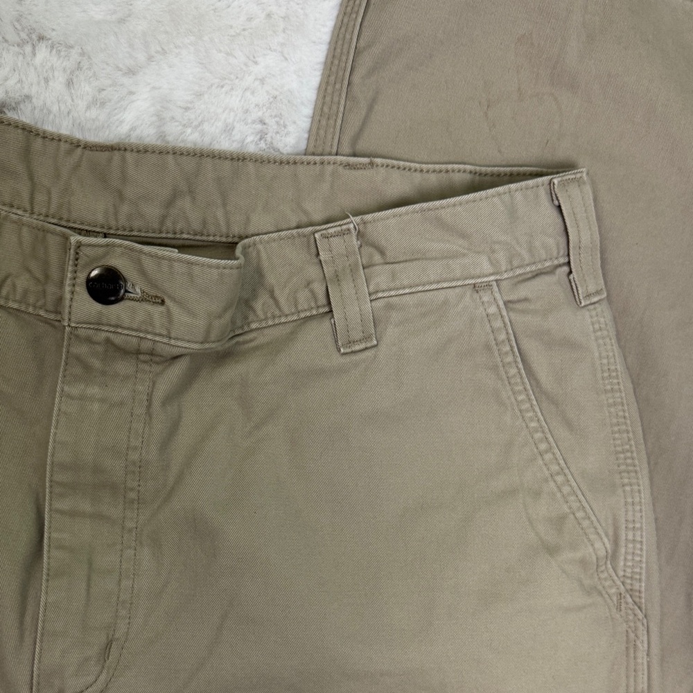 Carhartt Tan Pants 40x30 - Picture 5 of 14